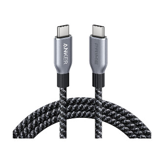anker prime charging station 8-in-1 240w and anker prime usb-c to usb-c cable 240w upcycled-braided