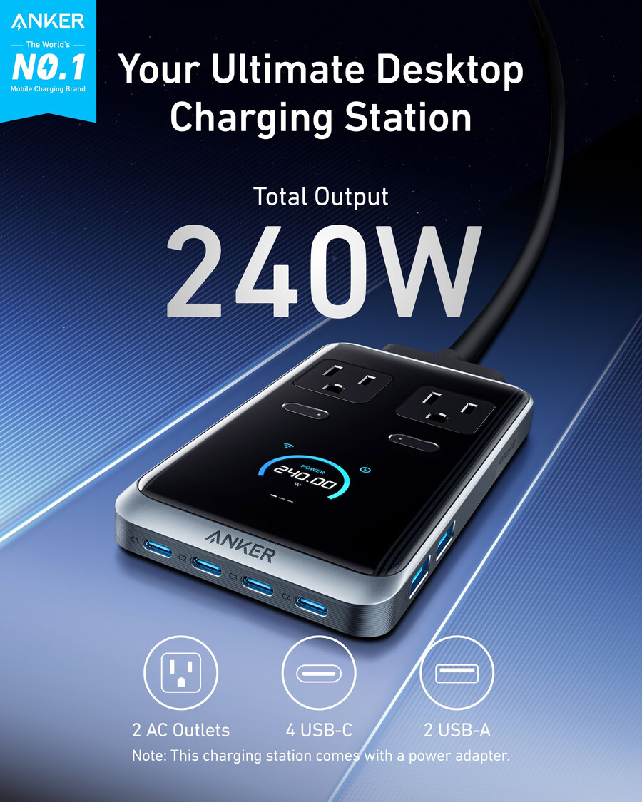 anker prime charging station 8-in-1 240w
