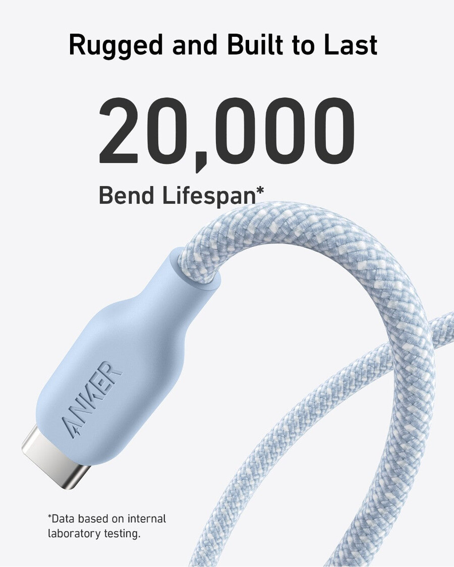 anker 543 usb-c to usb-c cable bio-braided