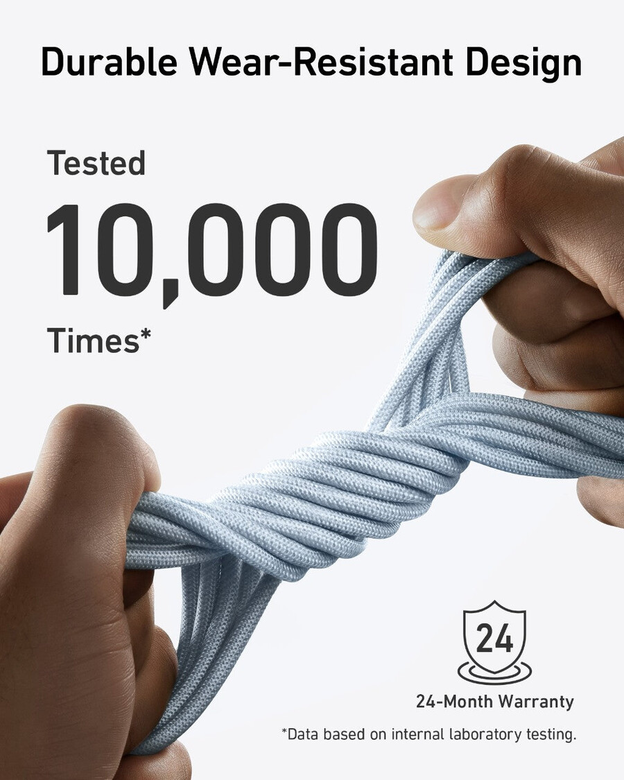anker 543 usb-c to usb-c cable bio-braided