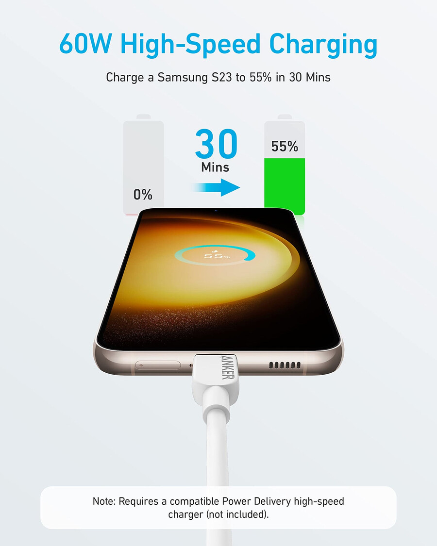 anker 310 usb-c to usb-c cable 3 ft