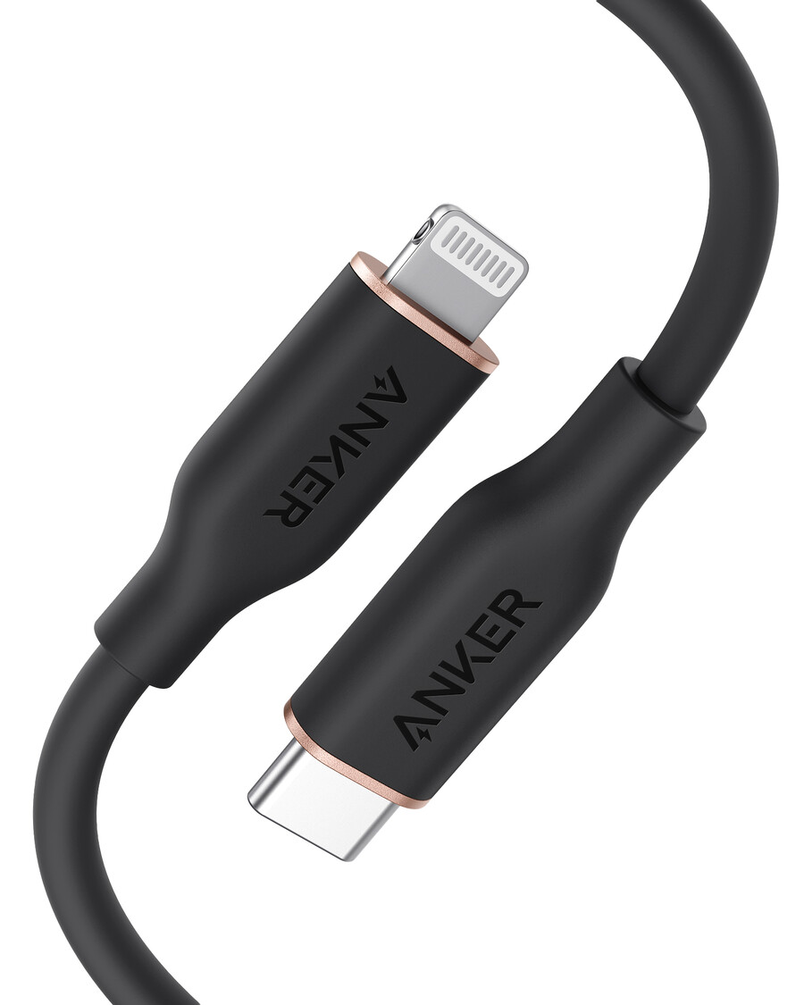 anker 641 usb-c to lightning cable flow 3 ft silicone