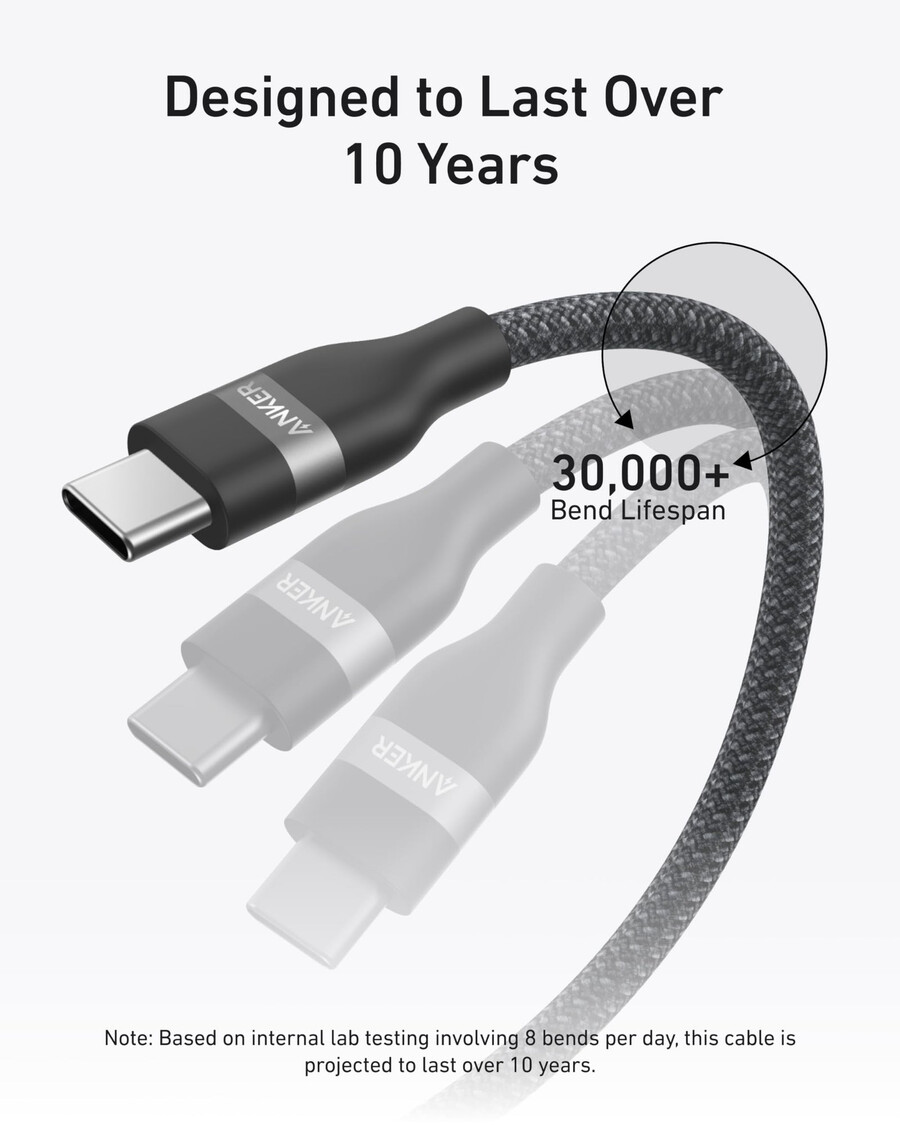 anker fast charger for iphone 45w usb-c charger with foldable plug