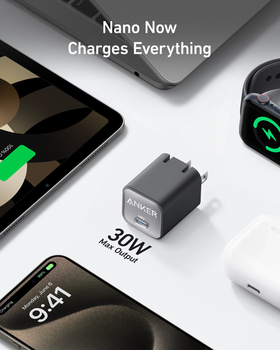 anker nano charger 30w 2-pack