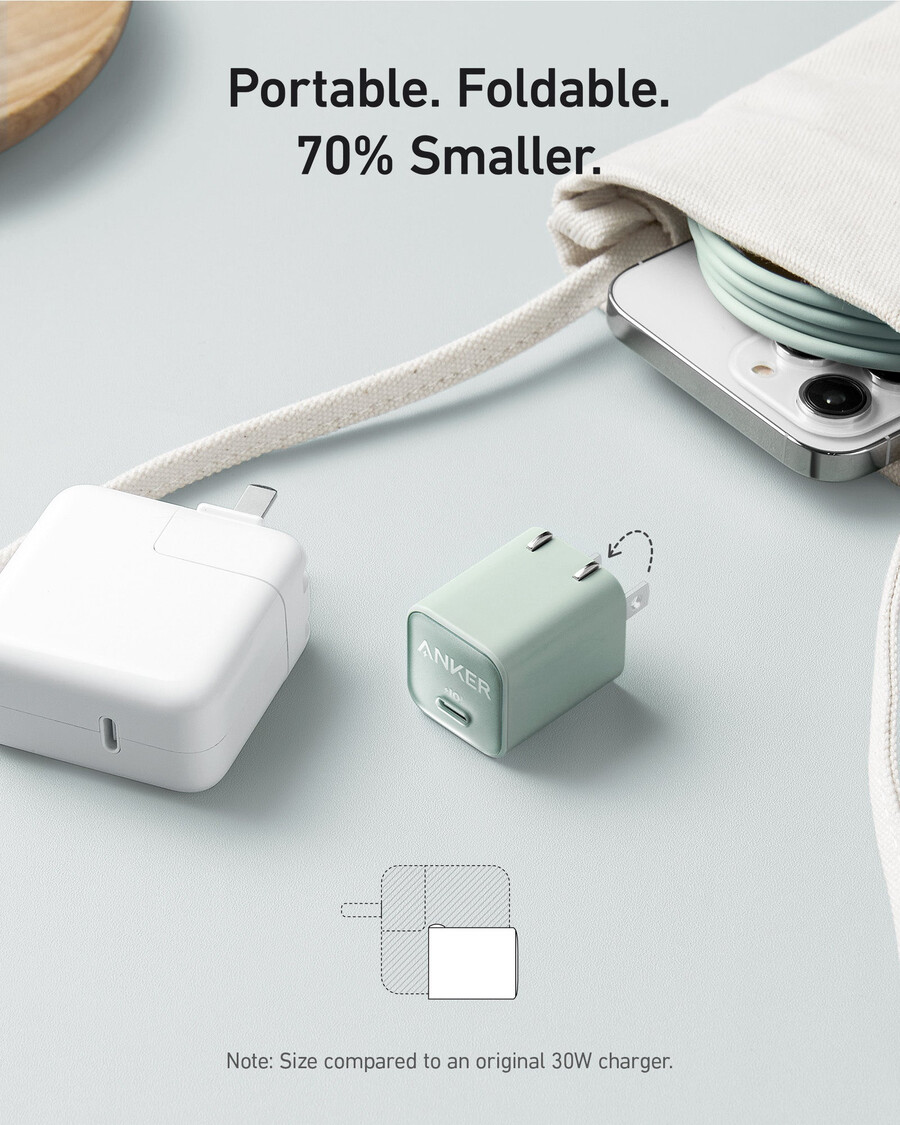 anker nano charger 30w 2-pack
