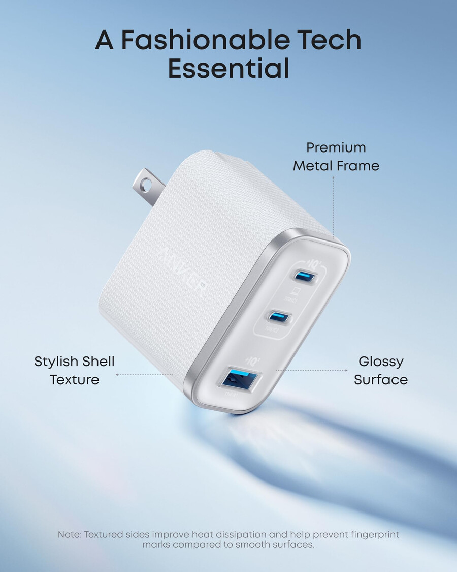anker nano charger 70w 3 ports