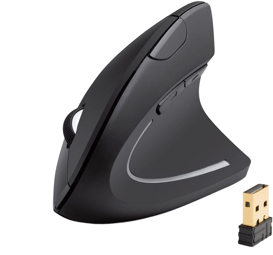 anker 2.4g wireless vertical ergonomic optical mouse