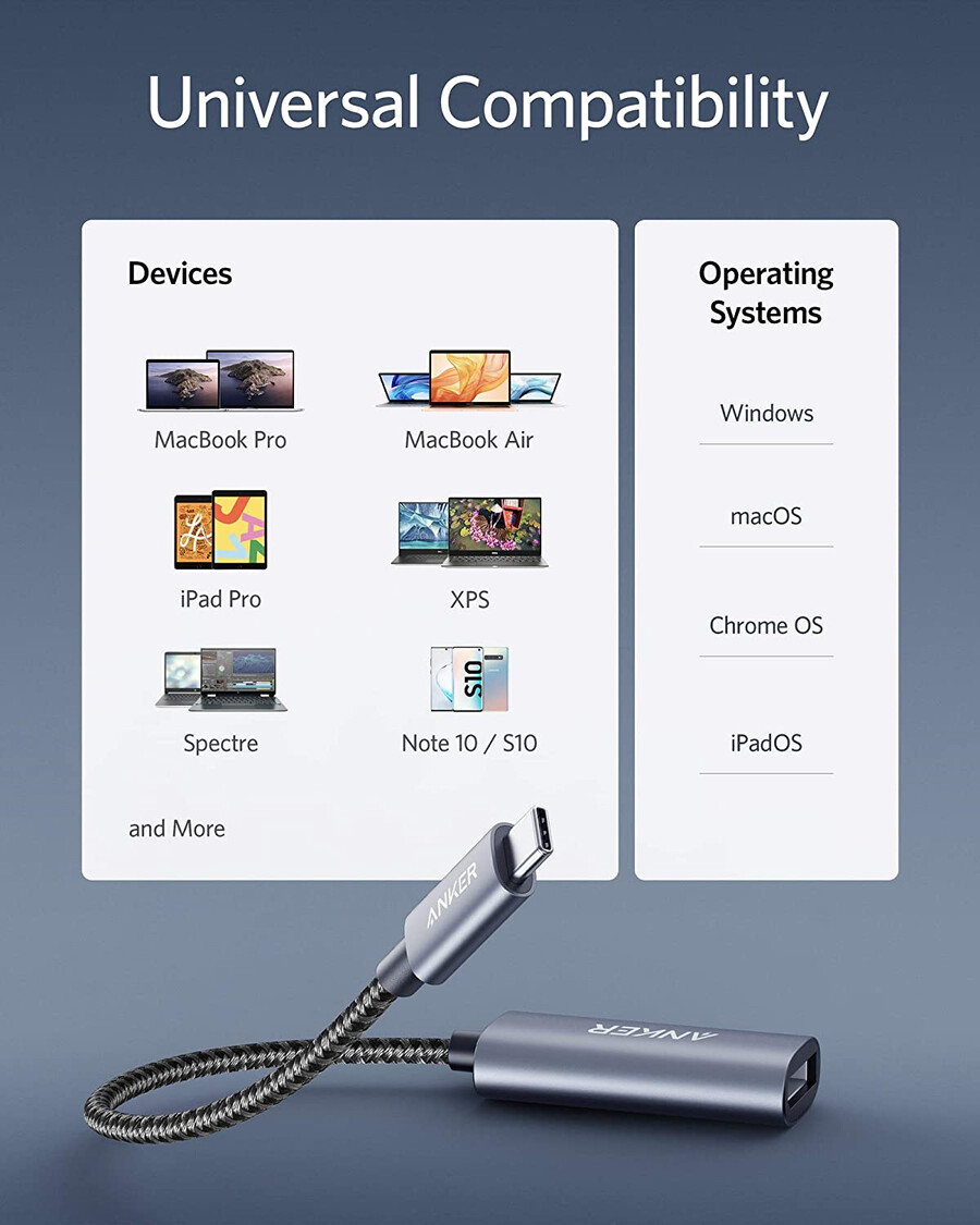 anker powerexpand usb-c to displayport adapter