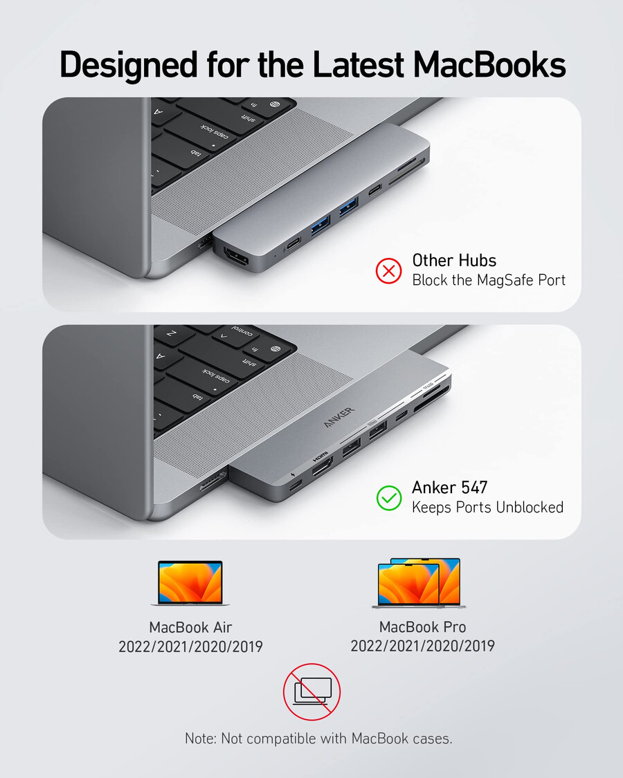 anker 547 usb-c hub 7-in-2 for macbook