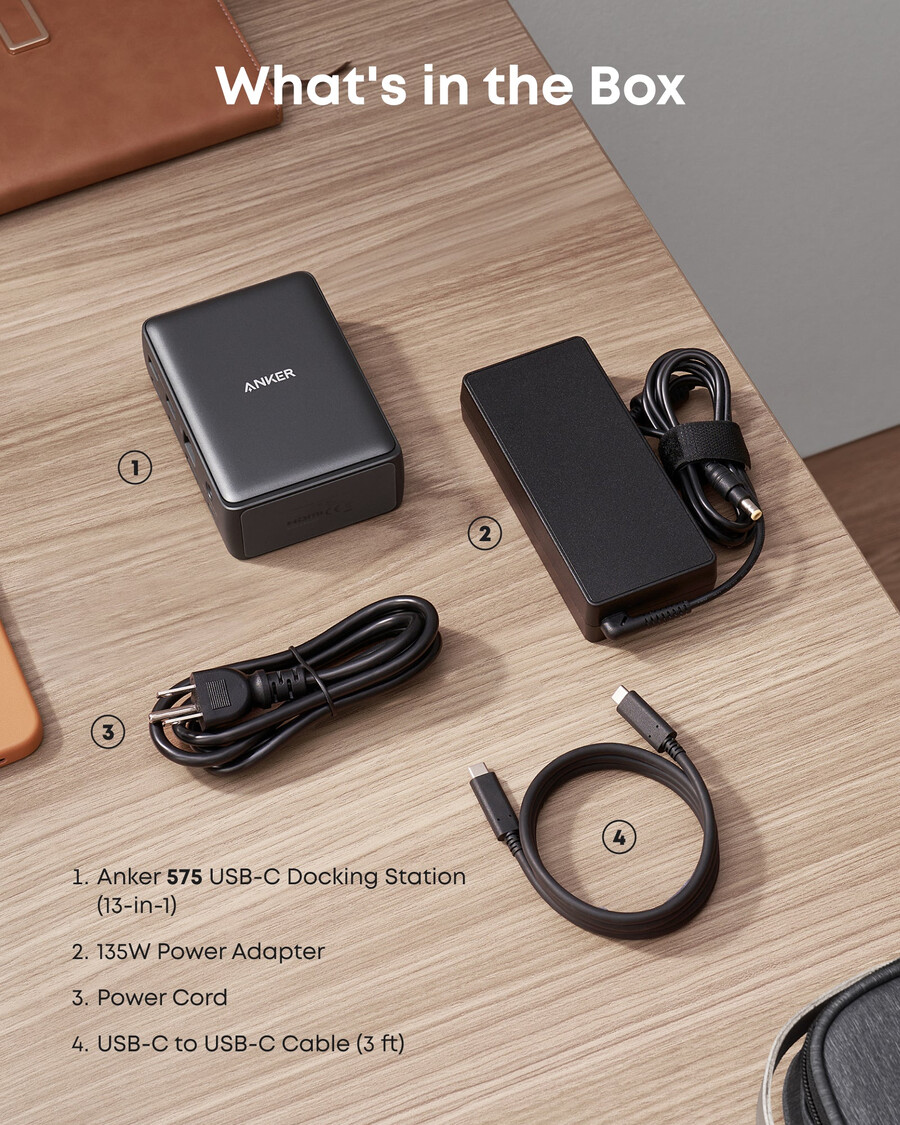 anker 575 usb-c docking station 13-in-1