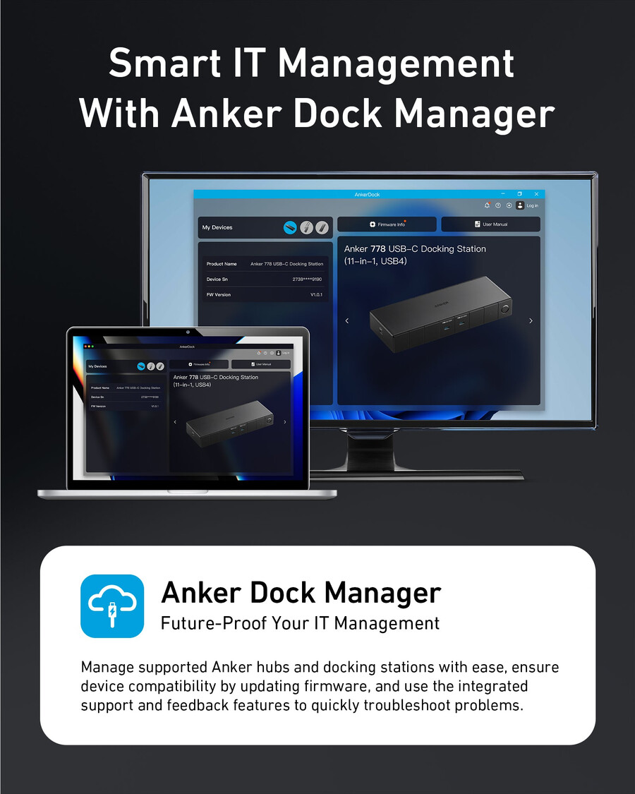 anker 778 thunderbolt docking station 12-in-1 thunderbolt 4