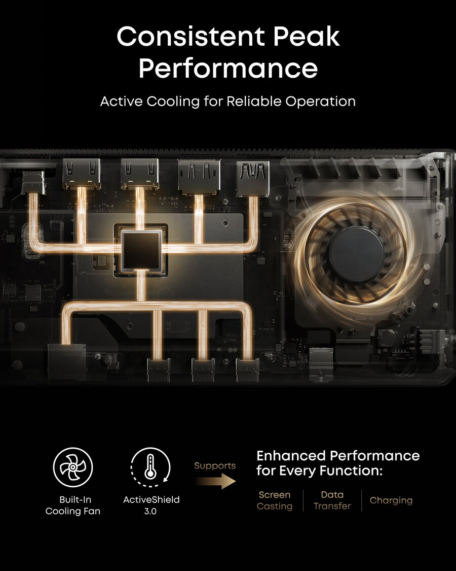 anker × black myth wukong edition anker prime docking station 14-in-1 triple display displaylink with dl7400