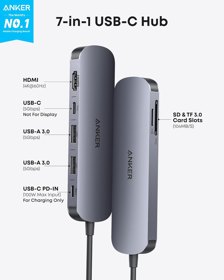 anker usb-c hub 7-in-1