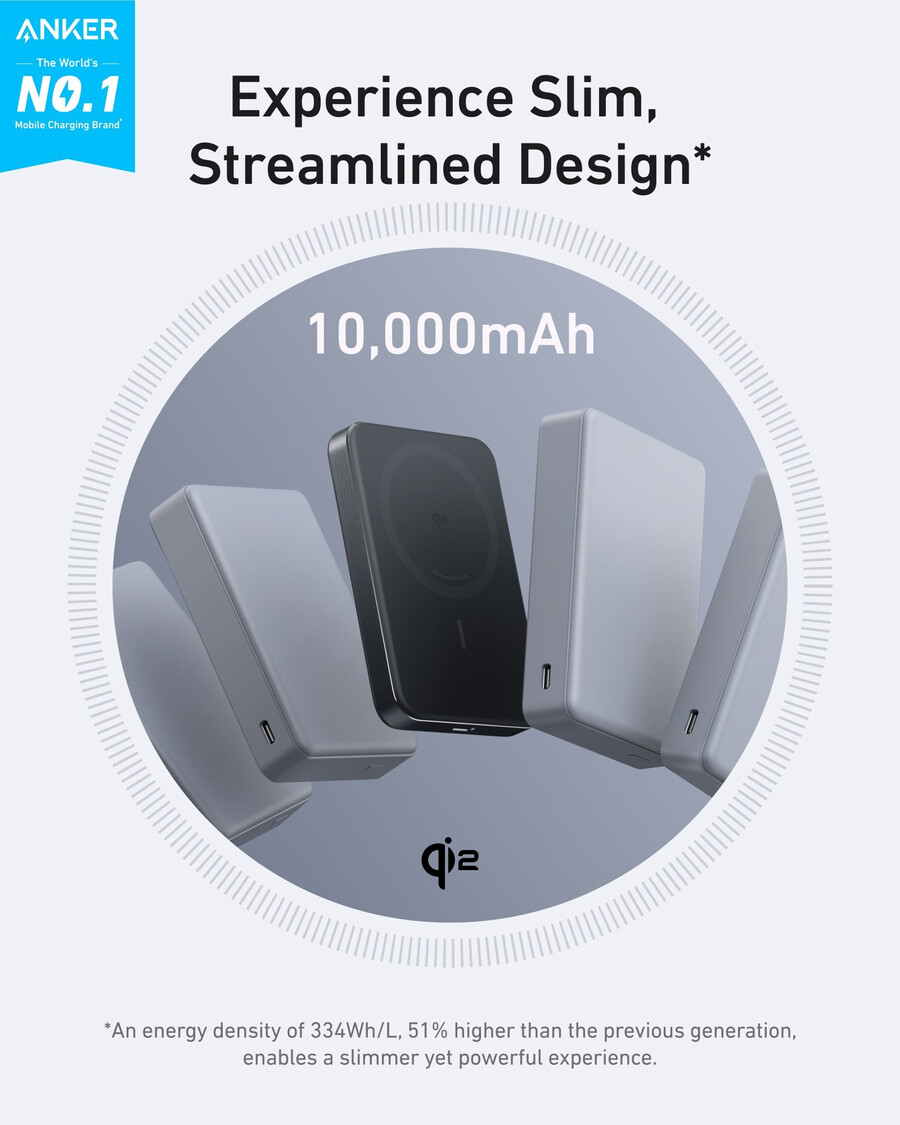 anker maggo power bank 10k slim 2-pack