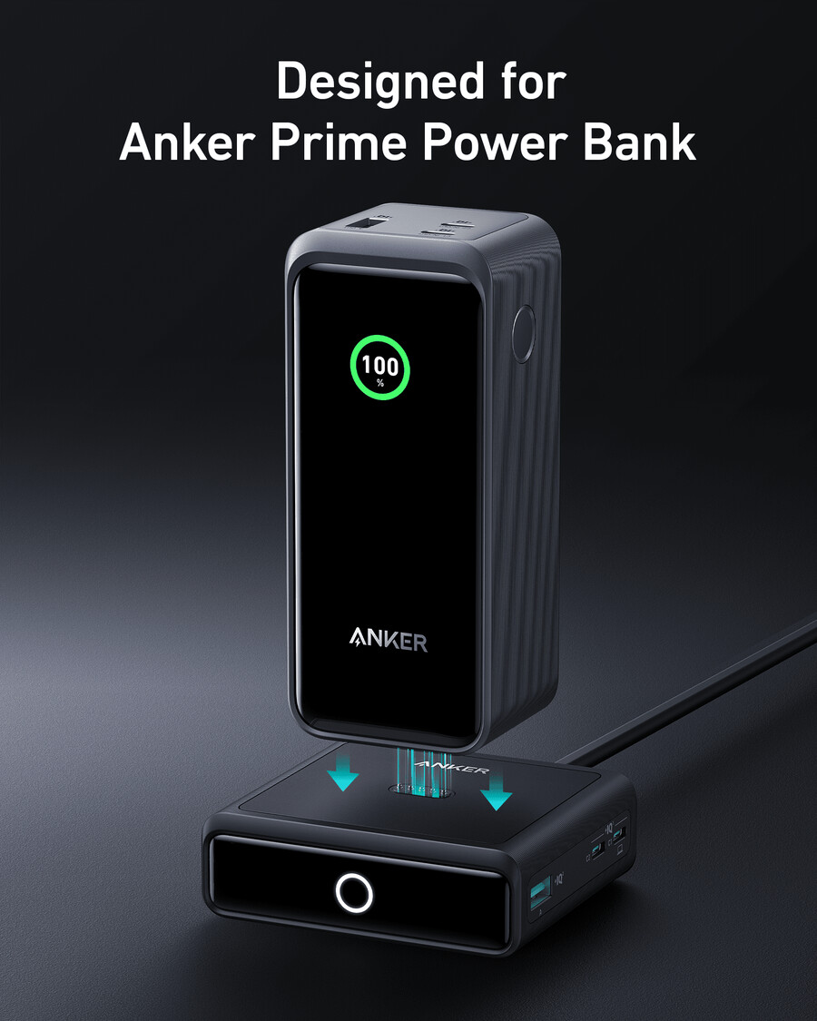 anker 100w charging base for anker prime power bank