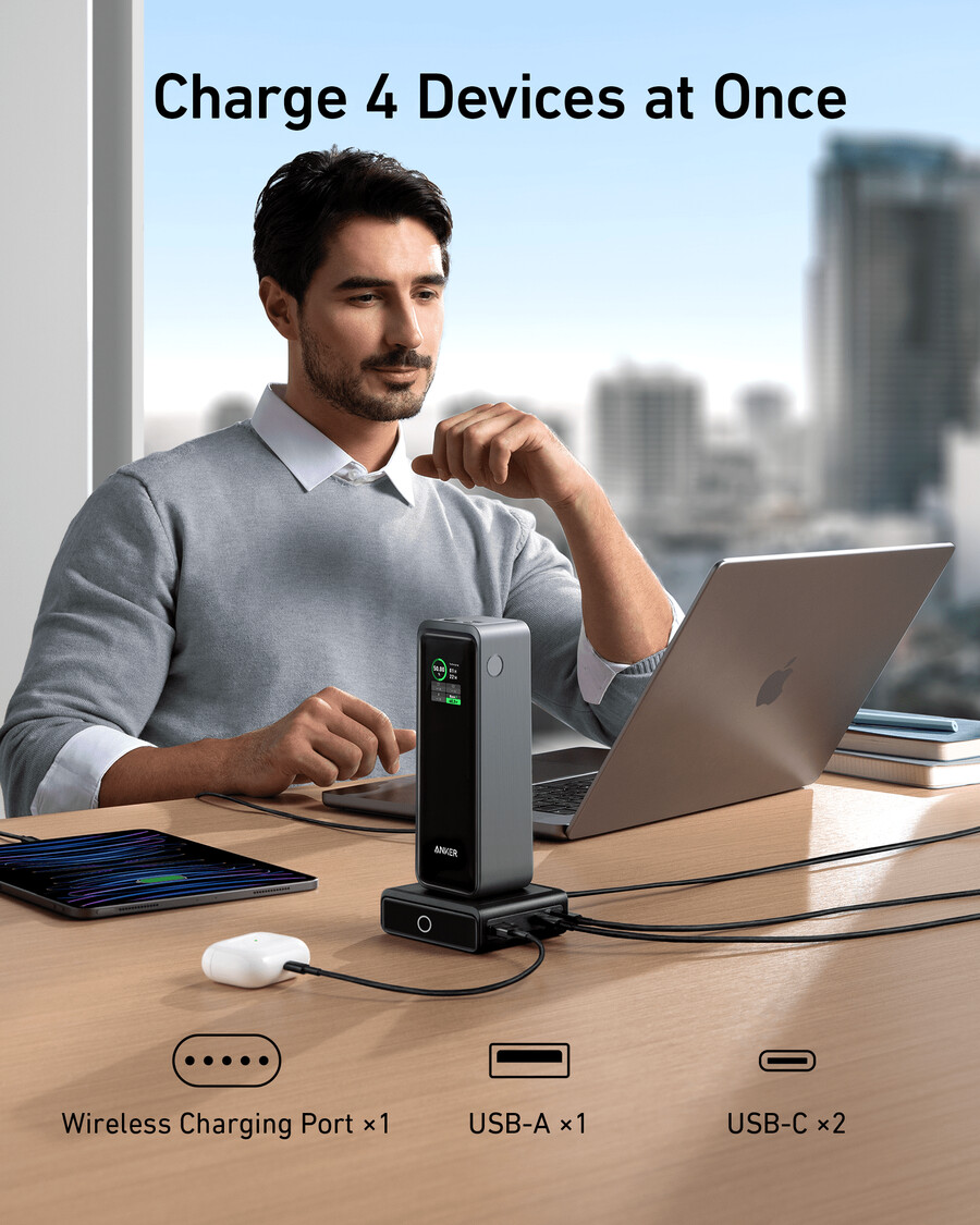 anker 100w charging base for anker prime power bank