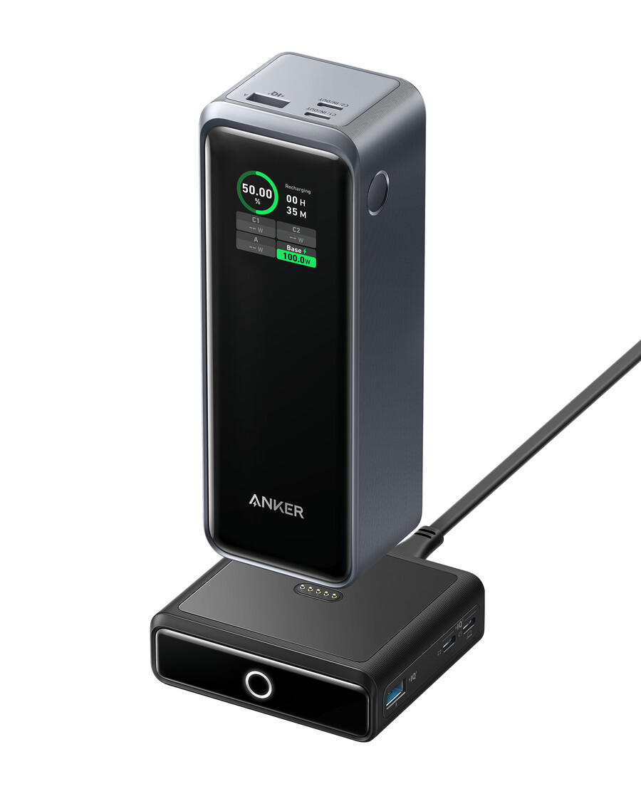 anker prime 27650mah power bank 250w and 100w charging base