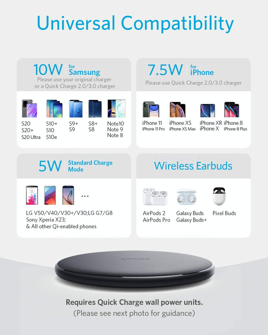 anker 313 wireless charger pad