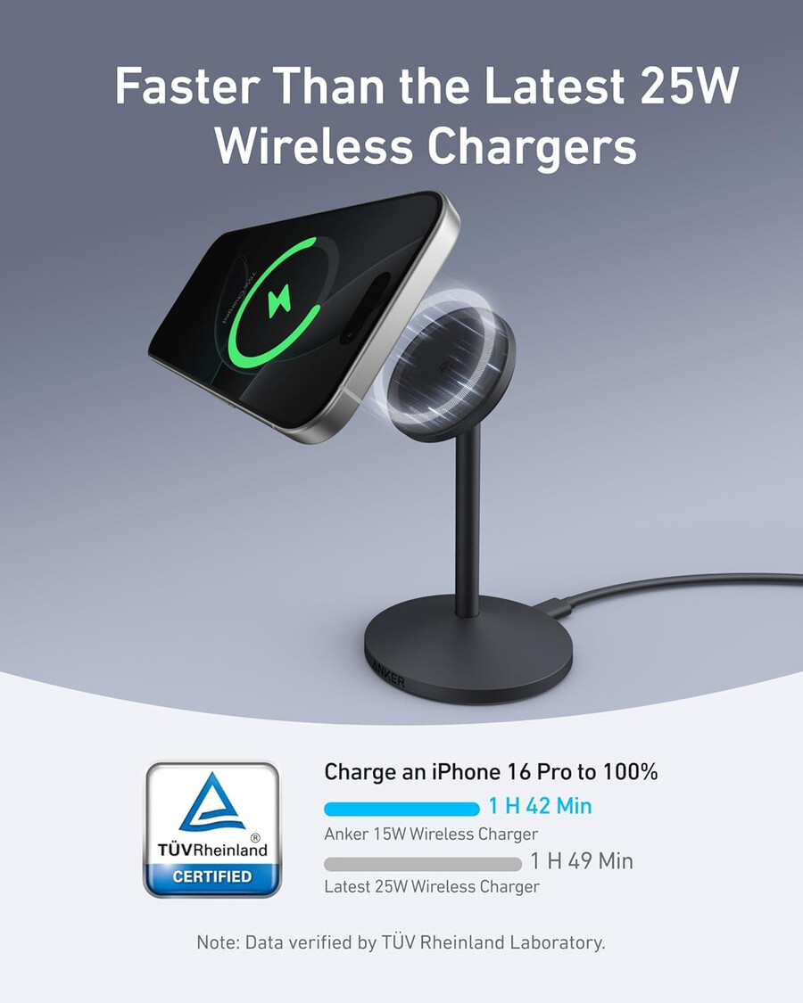 anker maggo iphone 17 magsafe charger compatible stand qi2 15wwith adapter